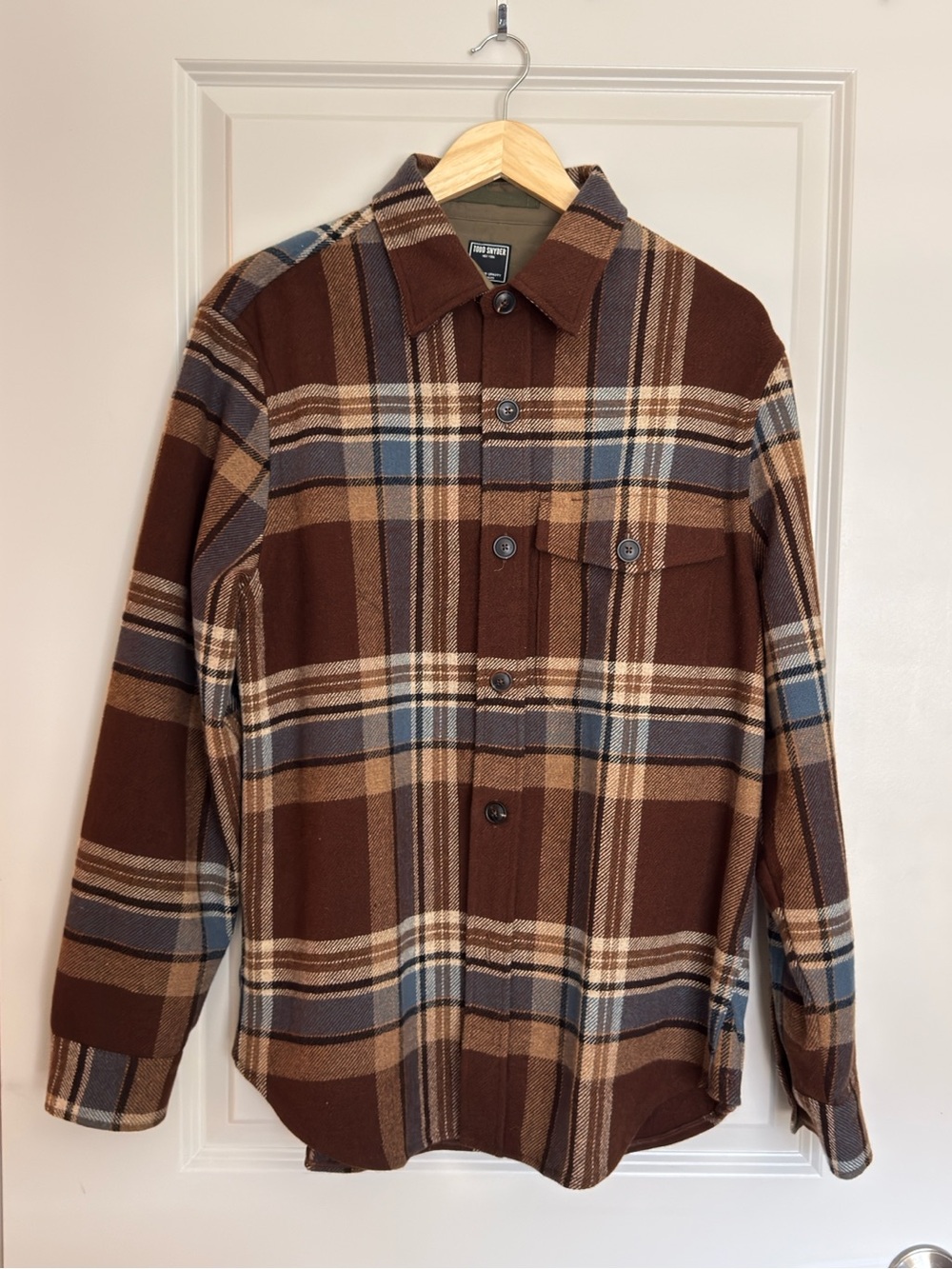 Todd Snyder Wool Plaid Utility Shirt